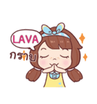 LAVA nudee officegirl e（個別スタンプ：35）