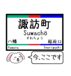 私鉄の名古屋線 豊川線 今この駅だよ！（個別スタンプ：32）