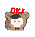 Moody mad bear（個別スタンプ：8）