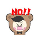 Moody mad bear（個別スタンプ：9）