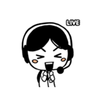 Live！ 中継を開始します！（個別スタンプ：9）