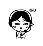 Live！ 中継を開始します！（個別スタンプ：17）