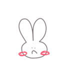 glumly rabbit 2（個別スタンプ：4）