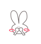 glumly rabbit 2（個別スタンプ：7）