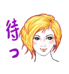 ヘアーイラスト3（個別スタンプ：17）