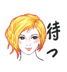 ヘアーイラスト3（個別スタンプ：18）