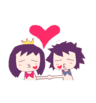 Queen and Boy（個別スタンプ：1）