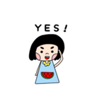 Baibao Bag watermelon girl（個別スタンプ：5）