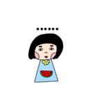 Baibao Bag watermelon girl（個別スタンプ：21）