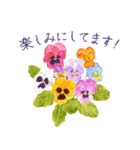 大人かわいい水彩の花とやさしい言葉（個別スタンプ：24）