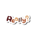 Colorful Text Stickers. 02（個別スタンプ：19）