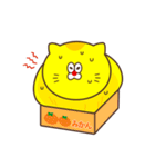 a golden cat that invites good fortune（個別スタンプ：7）