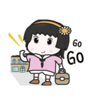 Meng Meng da little girl - every day（個別スタンプ：6）