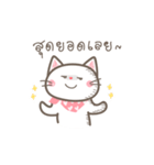 Lookchin White Kitten（個別スタンプ：12）