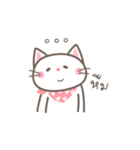 Lookchin White Kitten（個別スタンプ：13）