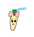 a little radish and carrot（個別スタンプ：4）