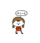 にこにこ女の子（個別スタンプ：5）