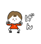 にこにこ女の子（個別スタンプ：20）