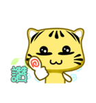 Cute striped cat. CAT157（個別スタンプ：14）