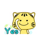 Cute striped cat. CAT157（個別スタンプ：18）