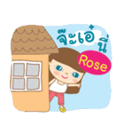 Hello my name is Rose（個別スタンプ：2）