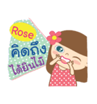 Hello my name is Rose（個別スタンプ：11）