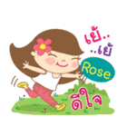 Hello my name is Rose（個別スタンプ：30）