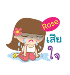 Hello my name is Rose（個別スタンプ：31）