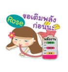 Hello my name is Rose（個別スタンプ：33）