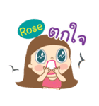 Hello my name is Rose（個別スタンプ：38）