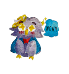 OWLY of the library（個別スタンプ：14）