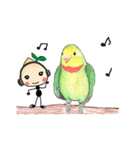 Seed man＆Parrots（個別スタンプ：10）