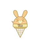 Bunny love ice cream（個別スタンプ：2）