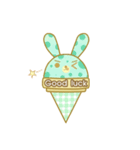 Bunny love ice cream（個別スタンプ：28）