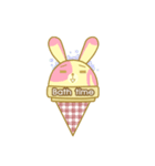 Bunny love ice cream（個別スタンプ：29）