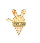 Bunny love ice cream（個別スタンプ：30）