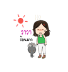 My name's vava and my cat (Taro).（個別スタンプ：33）