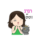 My name's vava and my cat (Taro).（個別スタンプ：39）