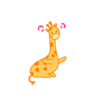 Giraffe ＆ Zebra（個別スタンプ：2）