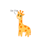 Giraffe ＆ Zebra（個別スタンプ：5）