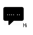 モールスコード (Morse Code Say Hi)（個別スタンプ：1）