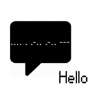 モールスコード (Morse Code Say Hi)（個別スタンプ：2）