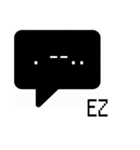 モールスコード (Morse Code Say Hi)（個別スタンプ：8）