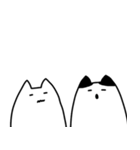 Quiet cat myomi ＆ kkomi（個別スタンプ：2）