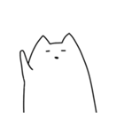 Quiet cat myomi ＆ kkomi（個別スタンプ：24）