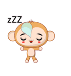 Sunny Day naughty monkey (Lazy)（個別スタンプ：39）