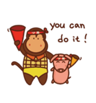 Fat monkey2（個別スタンプ：6）