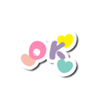 Colorful Text Stickers. 05（個別スタンプ：5）