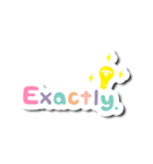 Colorful Text Stickers. 05（個別スタンプ：22）