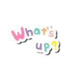 Colorful Text Stickers. 05（個別スタンプ：23）